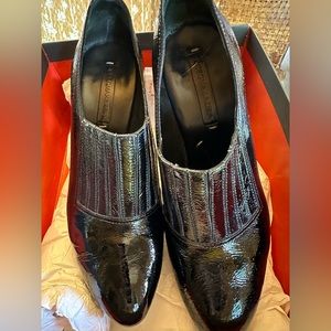 BCBG black Napack shoe boot heels Size 9